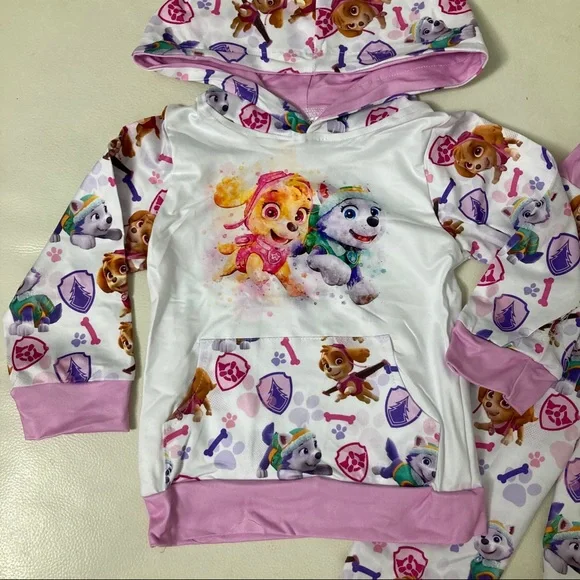 Paw 🐾 patrol cute hoodie top long pants outfit set - Picture 3 of 10
